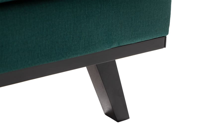 Copenhagen 4-istuttava Oikeakätinen L-muotoinen Divaanisohva Sametilla - Vihreä - Huonekalut - Sohva - Divaanisohva - 4 istuttava sohva divaanilla