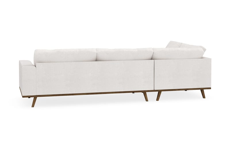 Copenhagen 4-istuttava Vasenkätinen L-muotoinen Divaanisohva Bouclélla - Valkoinen - Huonekalut - Sohva - Divaanisohva - 4 istuttava sohva divaanilla
