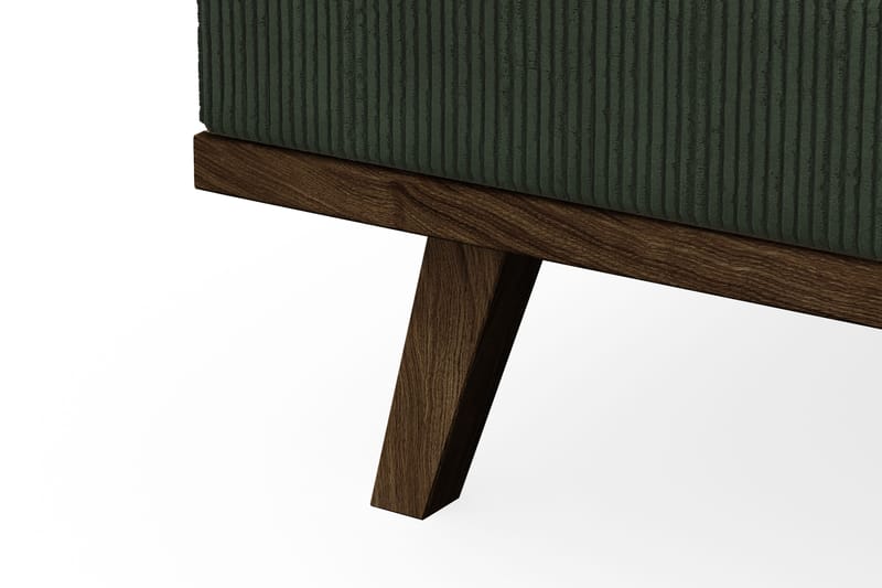 Copenhagen 4-istuttava Vasenkätinen L-muotoinen Divaanisohva Manchester-kankaalla - Tummanvihreä - Huonekalut - Sohva - Divaanisohva - 4 istuttava sohva divaanilla