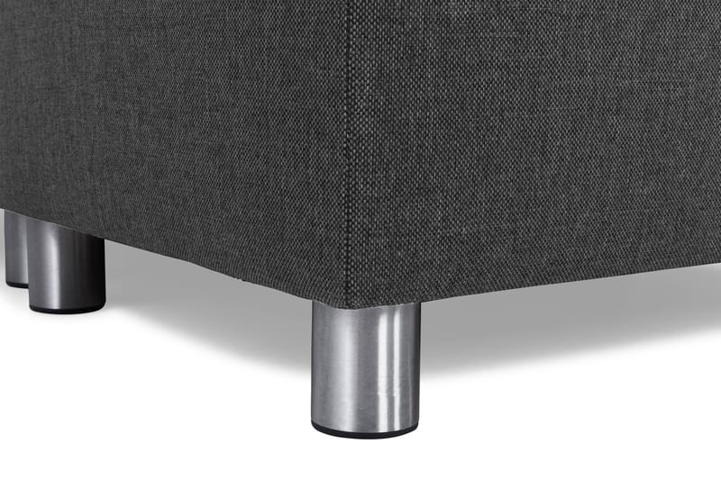 Crazy 3-istuttava Oikeakätinen L-muotoinen Divaanisohva Kankaalla - Antrasiitti - Huonekalut - Sohva - Divaanisohva - 2 istuttava sohva divaanilla