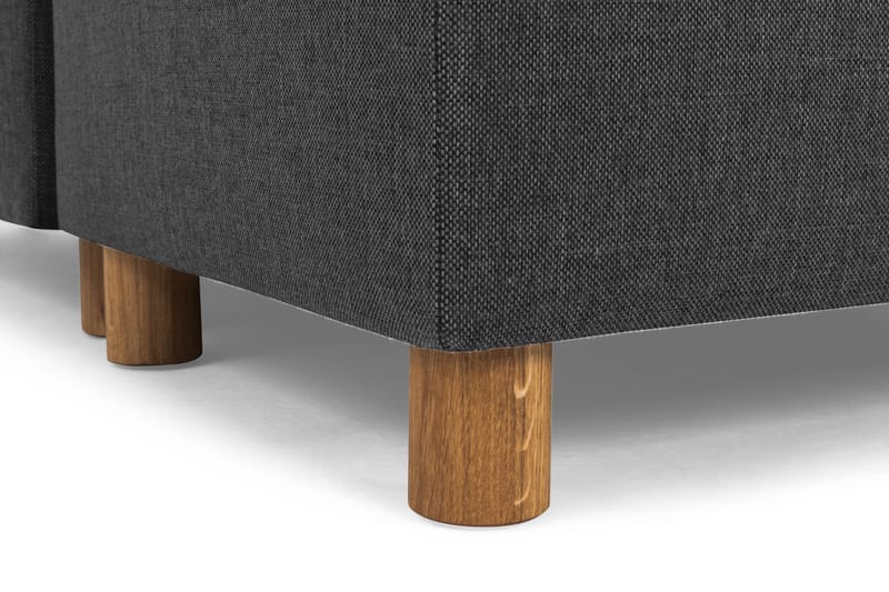 Crazy 3-istuttava Oikeakätinen L-muotoinen Divaanisohva Kankaalla - Antrasiitti - Huonekalut - Sohva - Divaanisohva - 2 istuttava sohva divaanilla