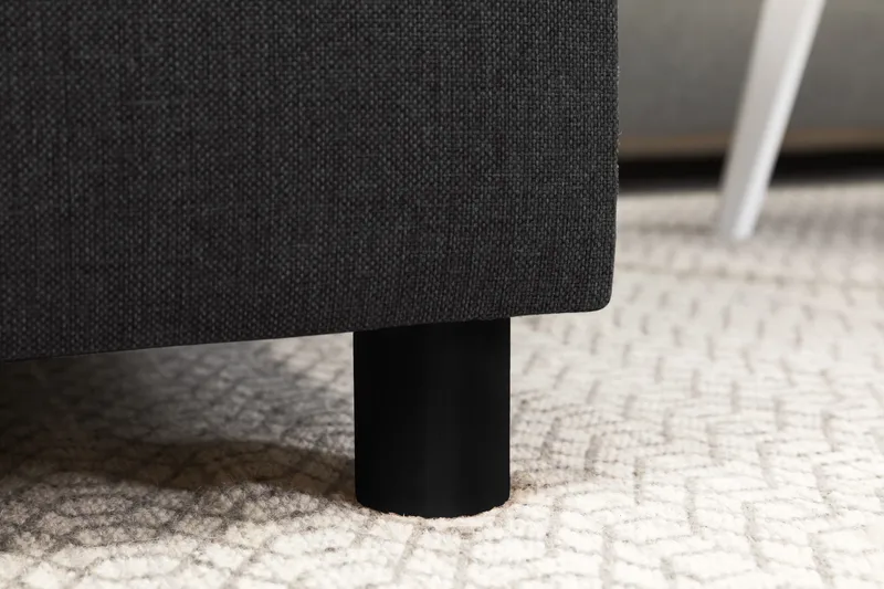 Crazy 3-istuttava Oikeakätinen L-muotoinen Divaanisohva Kankaalla - Antrasiitti - Huonekalut - Sohva - Divaanisohva - 2 istuttava sohva divaanilla