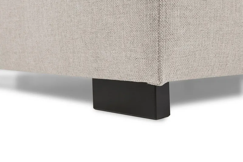 Crazy 3-istuttava Oikeakätinen L-muotoinen Divaanisohva Kankaalla - Beige - Huonekalut - Sohva - Divaanisohva - 2 istuttava sohva divaanilla