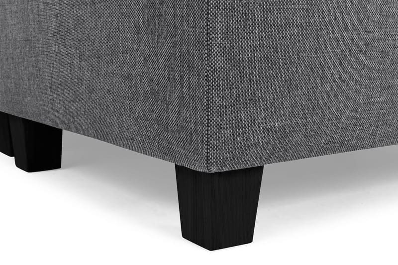 Crazy 3-istuttava Oikeakätinen L-muotoinen Divaanisohva Kankaalla - Tummanharmaa - Huonekalut - Sohva - Divaanisohva - 2 istuttava sohva divaanilla