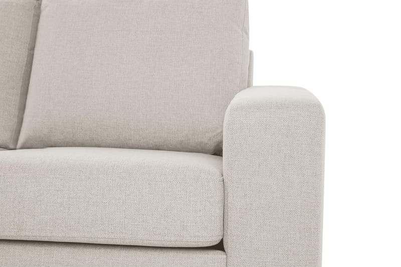 Crazy 3-istuttava Vasenkätinen L-muotoinen Divaanisohva Kankaalla - Beige - Huonekalut - Sohva - Divaanisohva