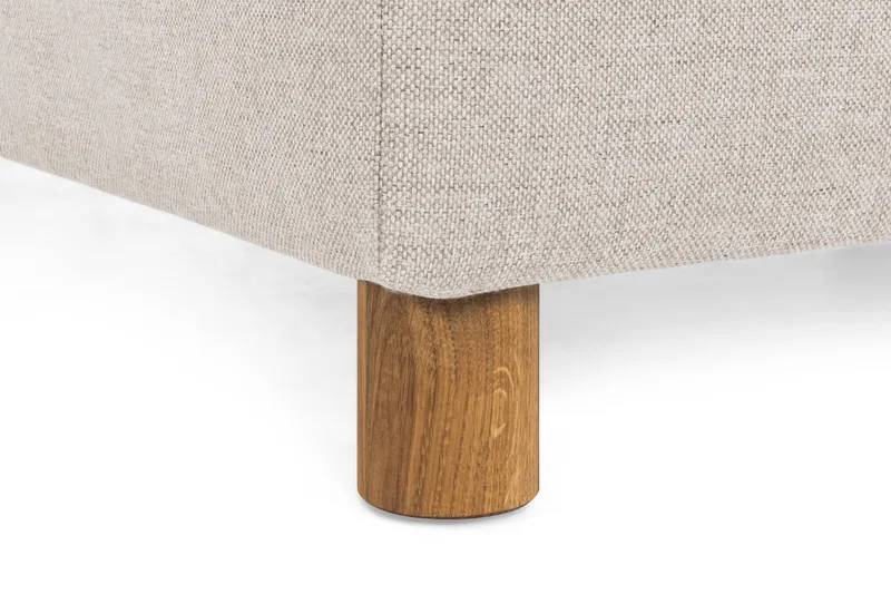 Crazy 3-istuttava Vasenkätinen L-muotoinen Divaanisohva Kankaalla - Beige - Huonekalut - Sohva - Divaanisohva - 2 istuttava sohva divaanilla