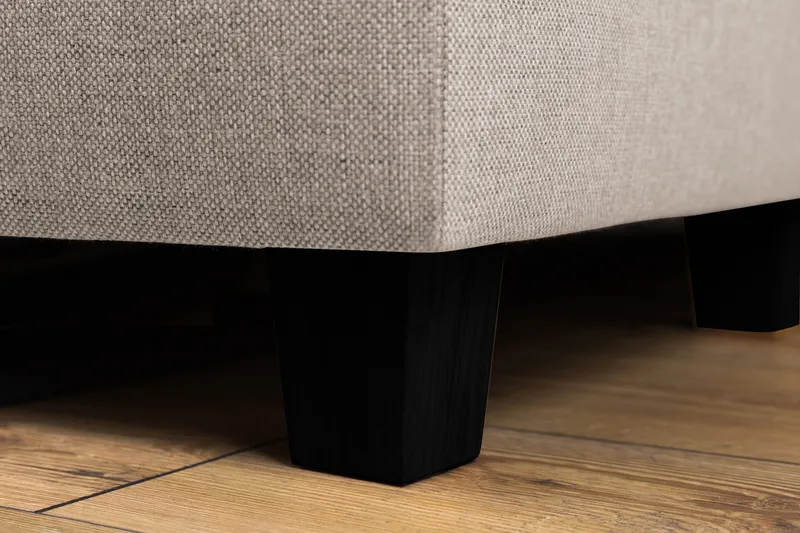 Crazy 3-istuttava Vasenkätinen L-muotoinen Divaanisohva Kankaalla - Beige - Huonekalut - Sohva - Divaanisohva - 2 istuttava sohva divaanilla