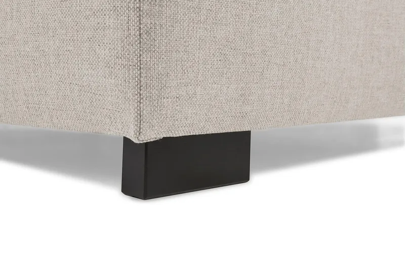 Crazy 3-istuttava Vasenkätinen L-muotoinen Divaanisohva Kankaalla - Beige - Huonekalut - Sohva - Divaanisohva - 2 istuttava sohva divaanilla