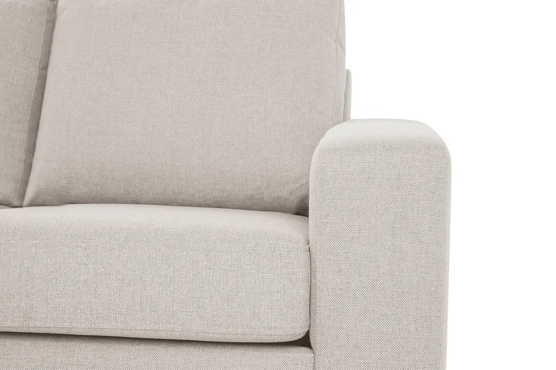 Crazy 3-istuttava Vasenkätinen L-muotoinen Divaanisohva Kankaalla - Beige - Huonekalut - Sohva - Divaanisohva - 2 istuttava sohva divaanilla