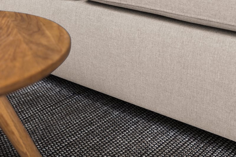 Crazy 3-istuttava Vasenkätinen L-muotoinen Divaanisohva Kankaalla - Beige - Huonekalut - Sohva - Divaanisohva - 2 istuttava sohva divaanilla