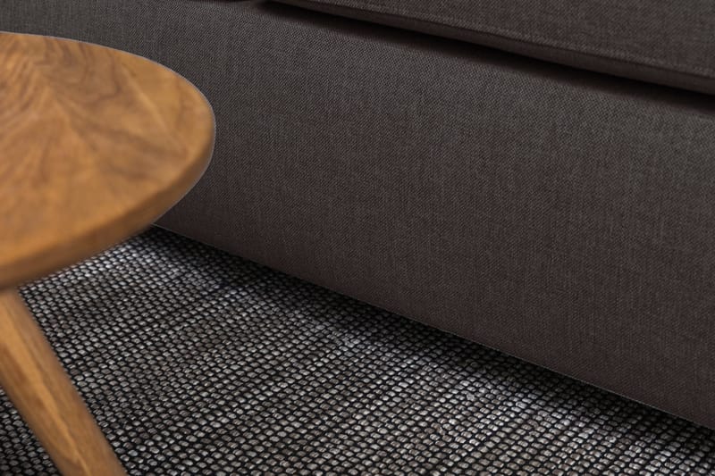 Crazy 3-istuttava Vasenkätinen L-muotoinen Divaanisohva Kankaalla - Tummanharmaa - Huonekalut - Sohva - Divaanisohva - 2 istuttava sohva divaanilla