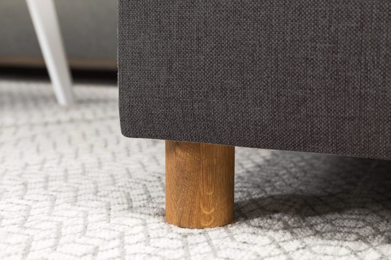 Crazy 3-istuttava Vasenkätinen L-muotoinen Divaanisohva Kankaalla - Tummanharmaa - Huonekalut - Sohva - Divaanisohva - 2 istuttava sohva divaanilla