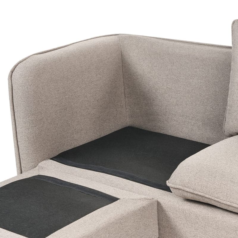 3-istuttava sohva Dalvik - Ruskea - Huonekalut - Sohva - Kulmasohva