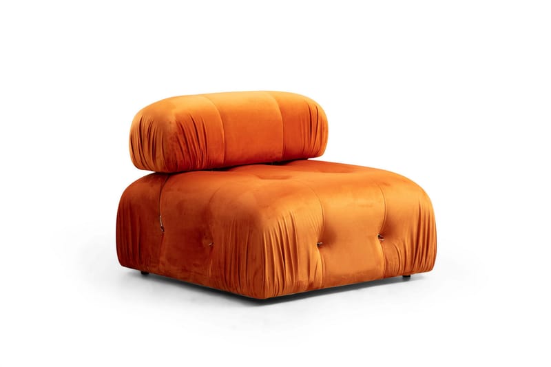 Belgin Kupliva Divaanisohva 3-istuttava 288 cm - Oranssi - Huonekalut - Sohva - Divaanisohva - 3 istuttava sohva divaanilla