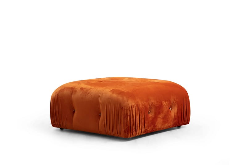 Belgin Kupliva Divaanisohva 3-istuttava 288 cm - Oranssi - Huonekalut - Sohva - Divaanisohva - 3 istuttava sohva divaanilla
