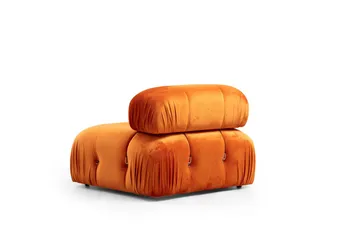 Belgin Kupliva Divaanisohva 3-istuttava 288 cm - Oranssi - Huonekalut - Sohva - Moduulisohva - Moduulisohvakokonaisuus