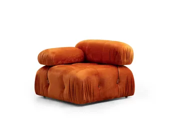 Belgin Kupliva Divaanisohva 3-istuttava 288 cm - Oranssi - Huonekalut - Sohva - Moduulisohva - Moduulisohvakokonaisuus
