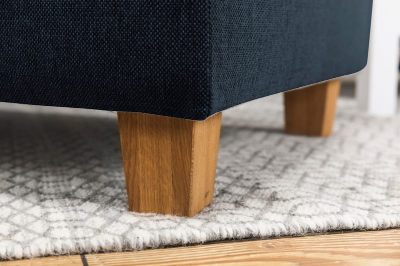 Crazy 3-istuttava Käännettävä L-muotoinen Divaanisohva Kankaalla - Sininen - Huonekalut - Sohva - Divaanisohva - 3 istuttava sohva divaanilla