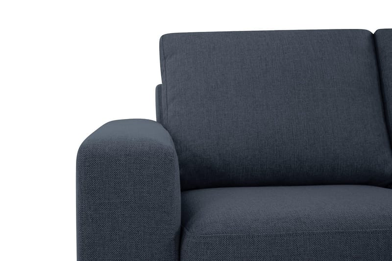 Crazy 3-istuttava Käännettävä L-muotoinen Divaanisohva Kankaalla - Sininen - Huonekalut - Sohva - Divaanisohva - 3 istuttava sohva divaanilla