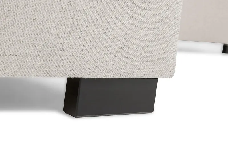 Crazy 3-istuttava Vasenkätinen L-muotoinen Divaanisohva Kankaalla - Beige - Huonekalut - Sohva - Divaanisohva - 3 istuttava sohva divaanilla