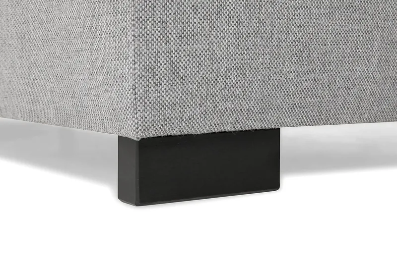 Crazy 3-istuttava Vasenkätinen L-muotoinen Divaanisohva Kankaalla - Harmaa - Huonekalut - Sohva - Divaanisohva - 3 istuttava sohva divaanilla