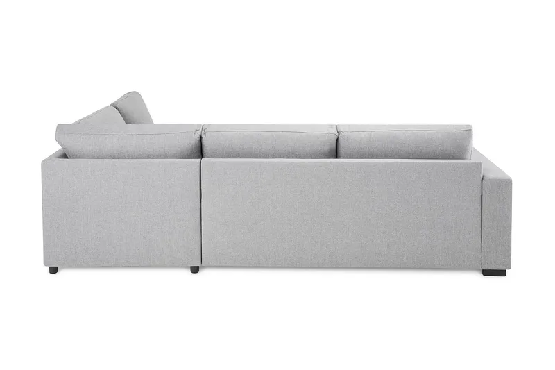 Crazy 3-istuttava Vasenkätinen L-muotoinen Divaanisohva Kankaalla - Harmaa - Huonekalut - Sohva - Divaanisohva - 3 istuttava sohva divaanilla