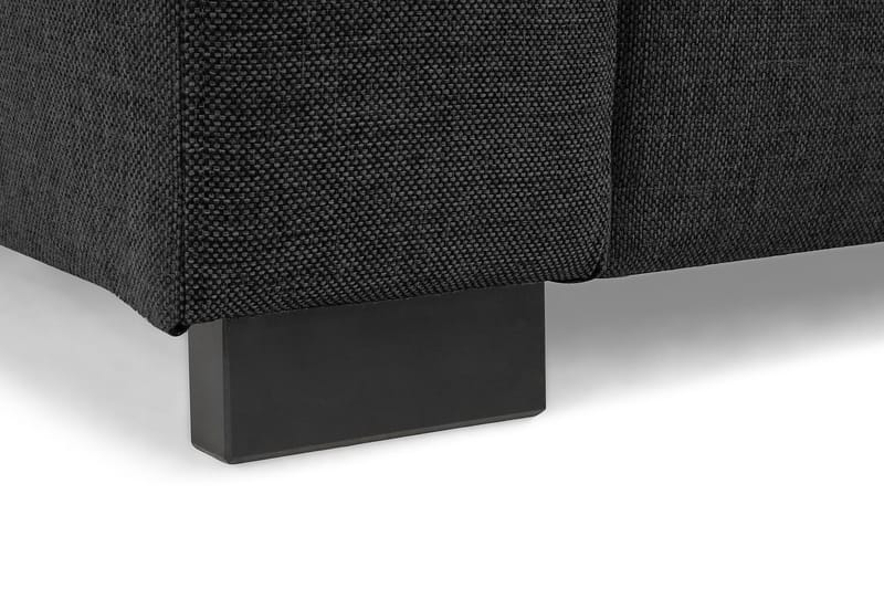 Crazy 3-istuttava Vasenkätinen L-muotoinen Divaanisohva Kankaalla - Tummanharmaa - Huonekalut - Sohva - Divaanisohva - 3 istuttava sohva divaanilla