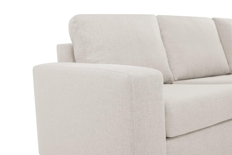 Crazy 4-istuttava Oikeakätinen L-muotoinen Divaanisohva Kankaalla - Beige - Huonekalut - Sohva - Divaanisohva - 3 istuttava sohva divaanilla