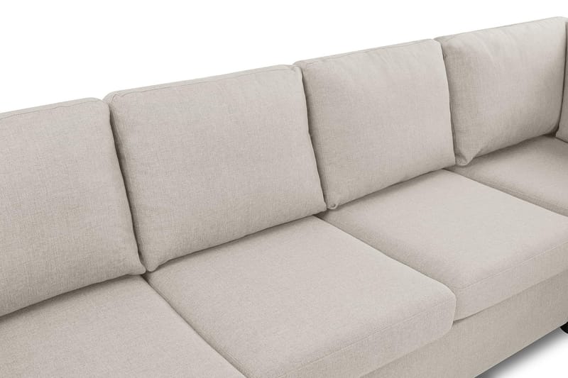 Crazy 4-istuttava Oikeakätinen L-muotoinen Divaanisohva Kankaalla - Beige - Huonekalut - Sohva - Divaanisohva - 3 istuttava sohva divaanilla