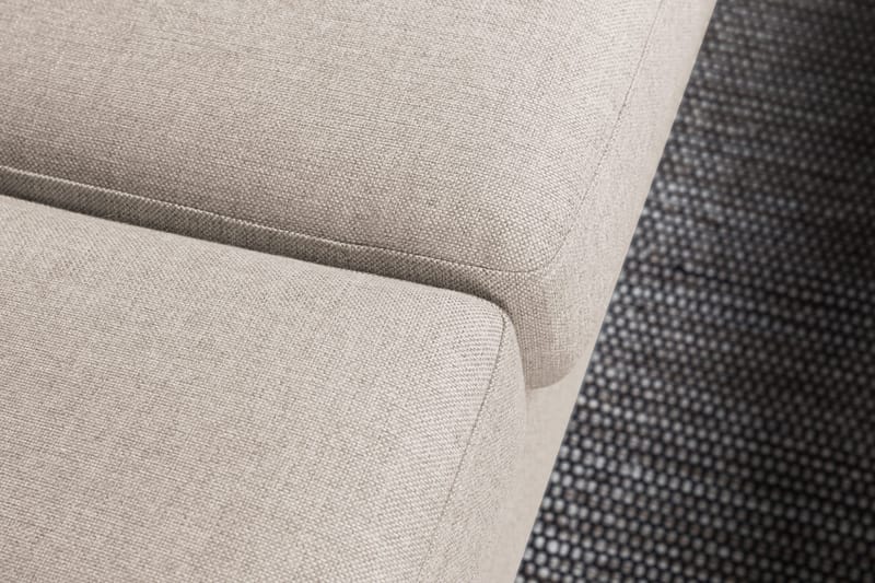 Crazy 4-istuttava Oikeakätinen L-muotoinen Divaanisohva Kankaalla - Beige - Huonekalut - Sohva - Divaanisohva - 3 istuttava sohva divaanilla