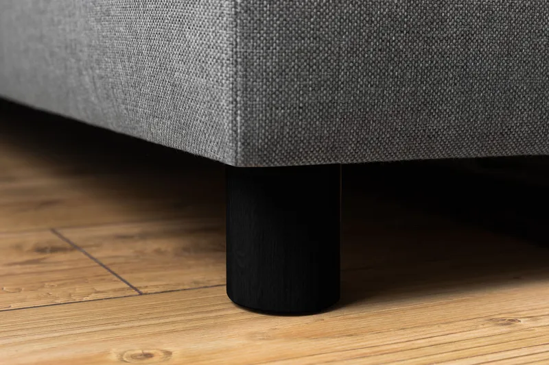 Crazy 4-istuttava Oikeakätinen L-muotoinen Divaanisohva Kankaalla - Harmaa - Huonekalut - Sohva - Divaanisohva - 3 istuttava sohva divaanilla