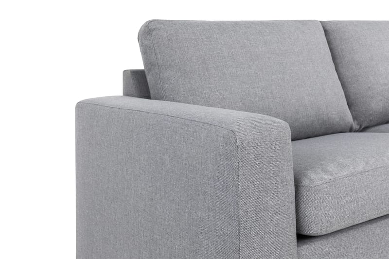 Crazy 4-istuttava Oikeakätinen L-muotoinen Divaanisohva Kankaalla - Harmaa - Huonekalut - Sohva - Divaanisohva - 3 istuttava sohva divaanilla