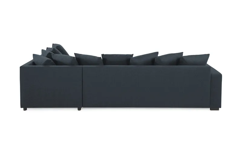 Crazy 4-istuttava Oikeakätinen L-muotoinen Schäslongsohva Kankaalla sis. Kuorityynyt - Sininen - Huonekalut - Sohva - Divaanisohva - 4 istuttava sohva divaanilla
