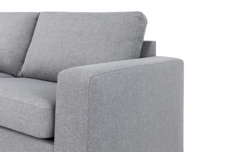 Crazy 4-istuttava Vasenkätinen L-muotoinen Divaanisohva Kankaalla - Harmaa - Huonekalut - Sohva - Divaanisohva - 3 istuttava sohva divaanilla