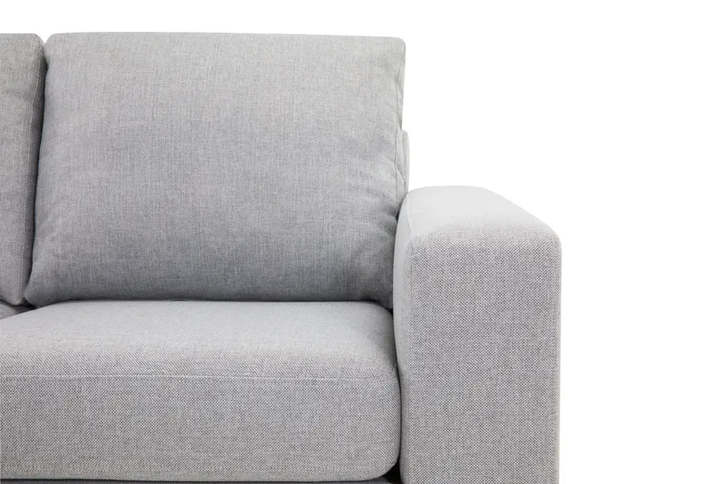 Crazy 4-istuttava Vasenkätinen L-muotoinen Divaanisohva Kankaalla - Harmaa - Huonekalut - Sohva - Divaanisohva - 3 istuttava sohva divaanilla