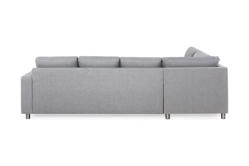 Crazy 4-istuttava Vasenkätinen L-muotoinen Divaanisohva Kankaalla - Harmaa - Huonekalut - Sohva - Divaanisohva - 3 istuttava sohva divaanilla