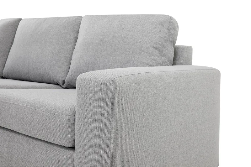 Crazy 4-istuttava Vasenkätinen L-muotoinen Divaanisohva Kankaalla - Harmaa - Huonekalut - Sohva - Divaanisohva - 3 istuttava sohva divaanilla