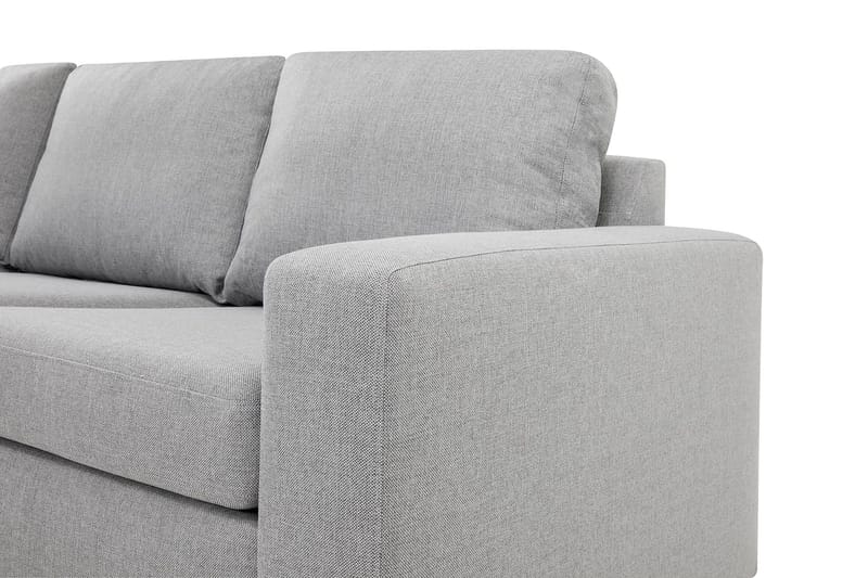 Crazy 4-istuttava Vasenkätinen L-muotoinen Divaanisohva Kankaalla - Harmaa - Huonekalut - Sohva - Divaanisohva - 3 istuttava sohva divaanilla