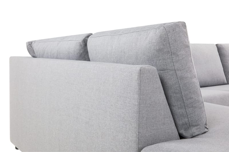 Crazy 4-istuttava Vasenkätinen L-muotoinen Divaanisohva Kankaalla - Harmaa - Huonekalut - Sohva - Divaanisohva - 3 istuttava sohva divaanilla