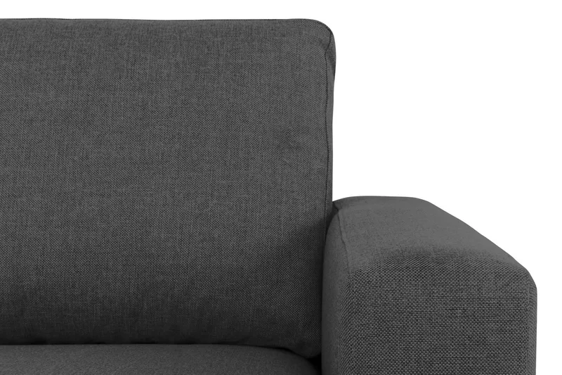 Crazy 4-istuttava Vasenkätinen L-muotoinen Divaanisohva Kankaalla - Tummanharmaa - Huonekalut - Sohva - Divaanisohva - 3 istuttava sohva divaanilla