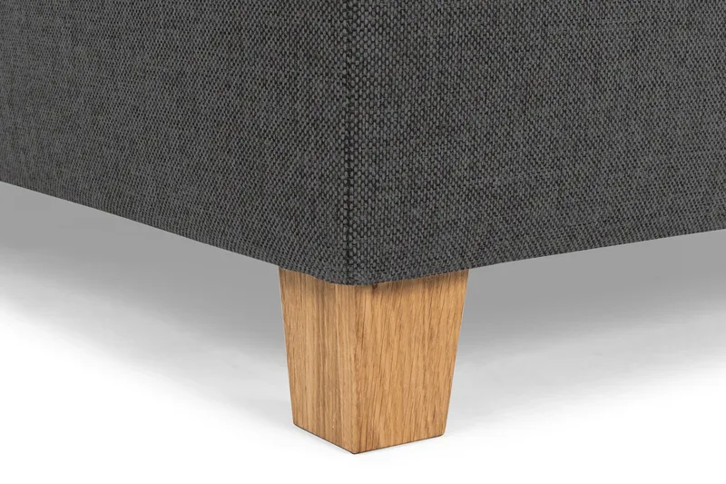 Crazy 4-istuttava Vasenkätinen L-muotoinen Divaanisohva Kankaalla - Tummanharmaa - Huonekalut - Sohva - Divaanisohva - 3 istuttava sohva divaanilla