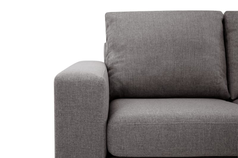 Crazy Limited Edition 4-istuttava Oikeakätinen L-muotoinen Schäslongsohva Kankaalla - Harmaa - Huonekalut - Sohva - Divaanisohva - 4 istuttava sohva divaanilla