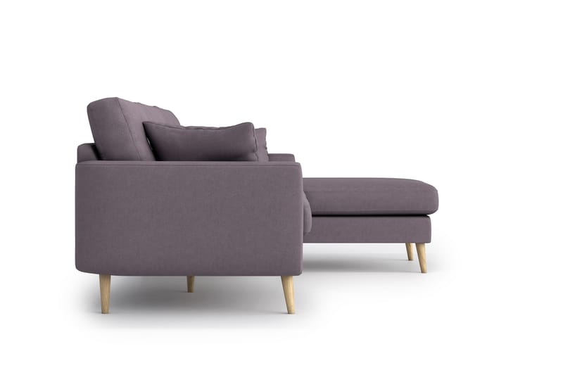 Divaanisohva Yordan - Violetti - Huonekalut - Sohva - Divaanisohva - 3 istuttava sohva divaanilla
