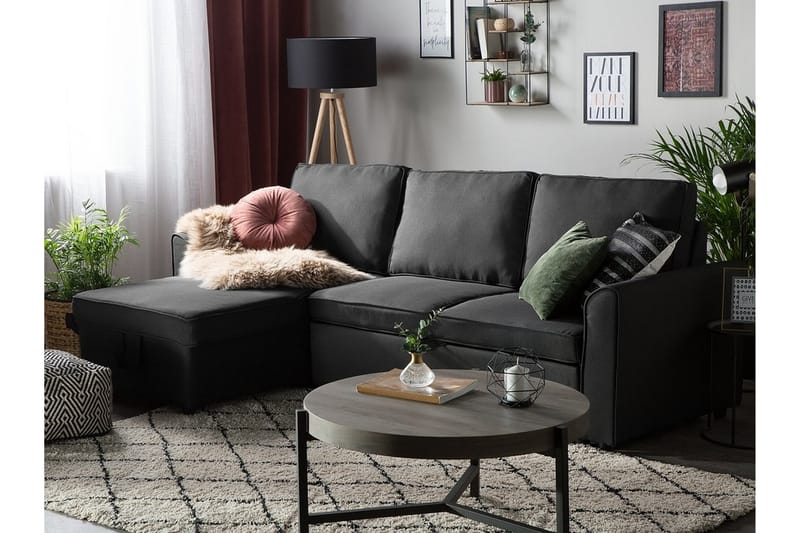 Kulmasohva Nesna 228 cm - Huonekalut - Sohva - Divaanisohva - 3 istuttava sohva divaanilla