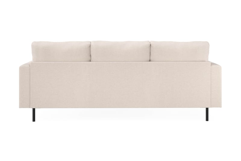 Menard Compact 3-istuttava Oikeakätinen L-muotoinen Divaanisohva Kankaasta - Beige - Huonekalut - Sohva - Divaanisohva - 3 istuttava sohva divaanilla