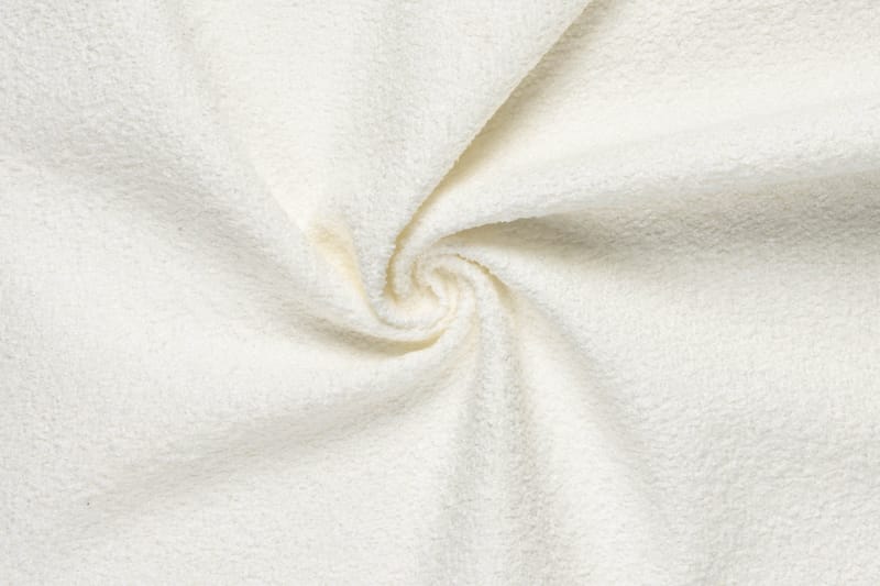 Menard Compact 3-istuttava Vasenkätinen L-muotoinen Divaanisohva Bouclé-kankaasta - Valkoinen - Huonekalut - Sohva - Divaanisohva - 3 istuttava sohva divaanilla