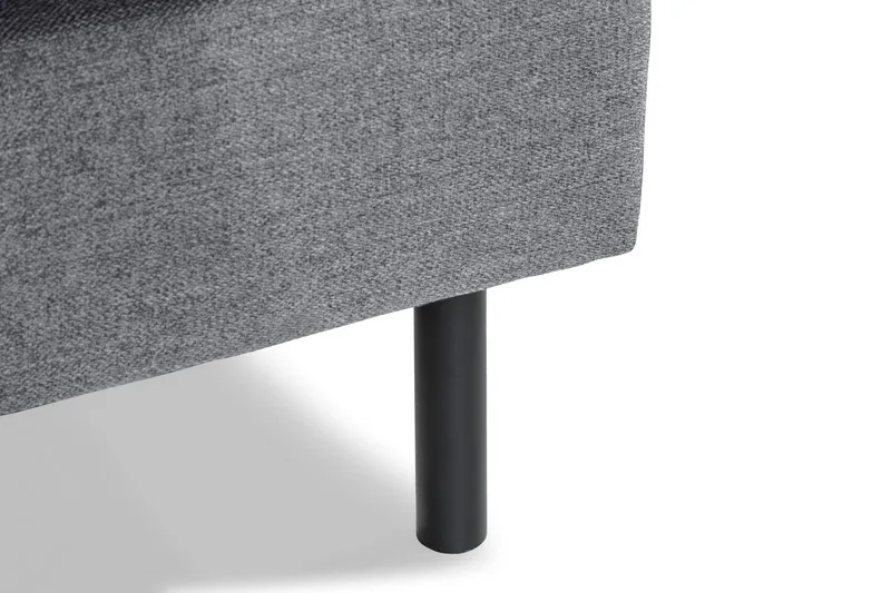 Peppe 3-istuttava Käännettävä L-muotoinen Divaanisohva Kankaasta - Vaaleanharmaa - Huonekalut - Sohva - Divaanisohva - 3 istuttava sohva divaanilla