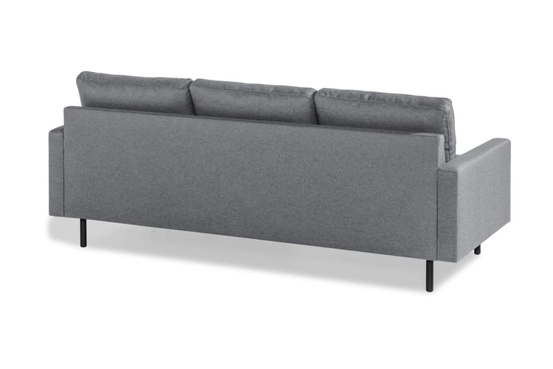 Peppe 3-istuttava Käännettävä L-muotoinen Divaanisohva Kankaasta - Vaaleanharmaa - Huonekalut - Sohva - Divaanisohva - 3 istuttava sohva divaanilla