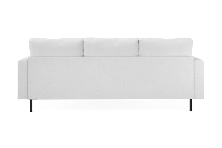 Sohva Ferriday Compact divaanilla 3:n ist - Valkoinen - 3 istuttava sohva divaanilla - Divaanisohva
