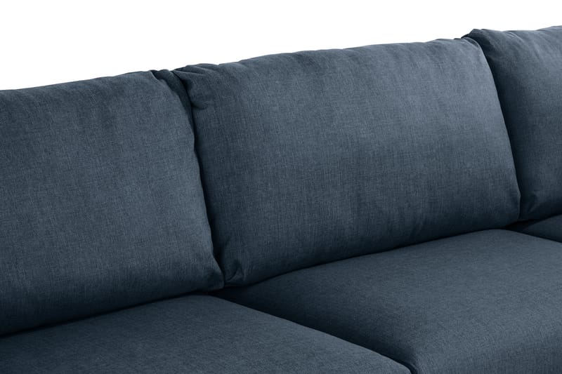 Trend 4-istuttava Oikeakätinen L-muotoinen Leponurkkasohva Kankaasta - Sininen - Huonekalut - Sohva - Divaanisohva
